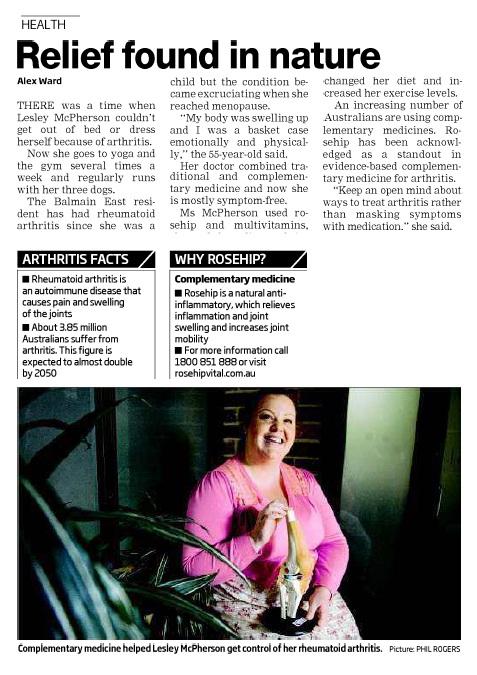 Helping Lesley Mcpherson Control Her Rheumatoid Arthritis