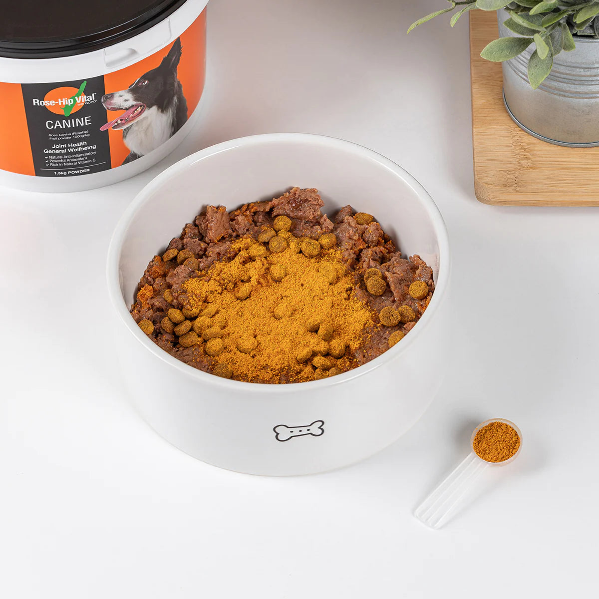 Canine 1.5kg 3.3lb Rose Hip Vital HK