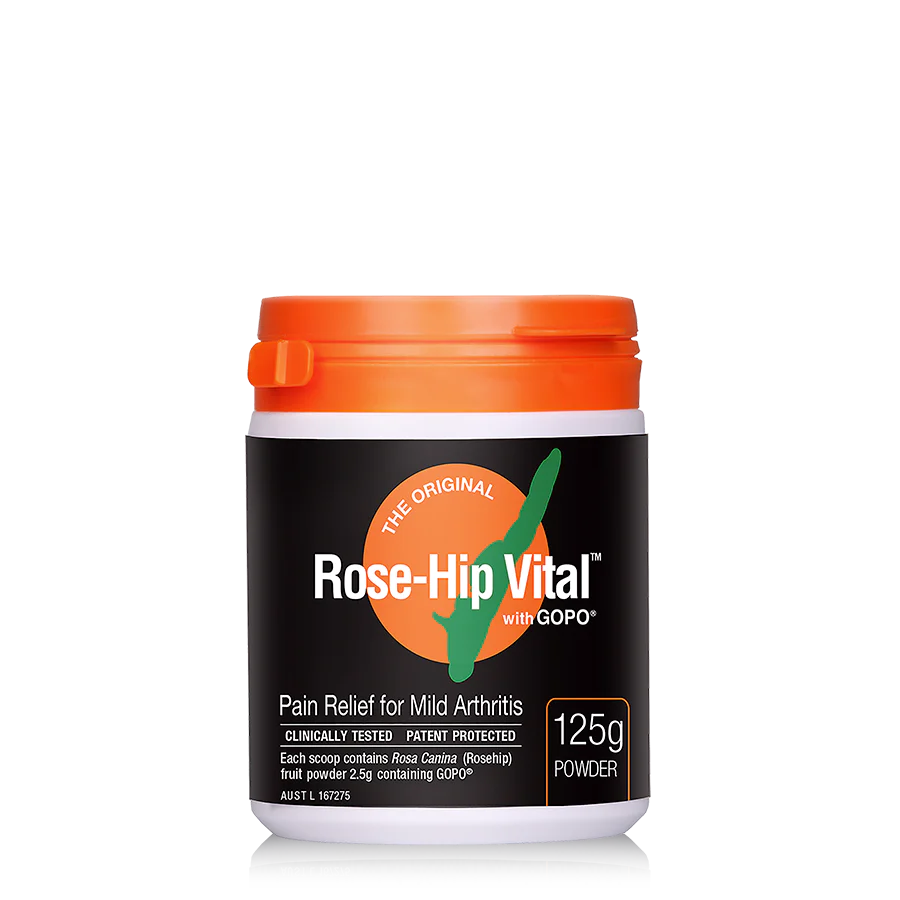 Rose-Hip Vital<sup>®</sup> Joint Health with GOPO<sup>®</sup> 125g 粉末